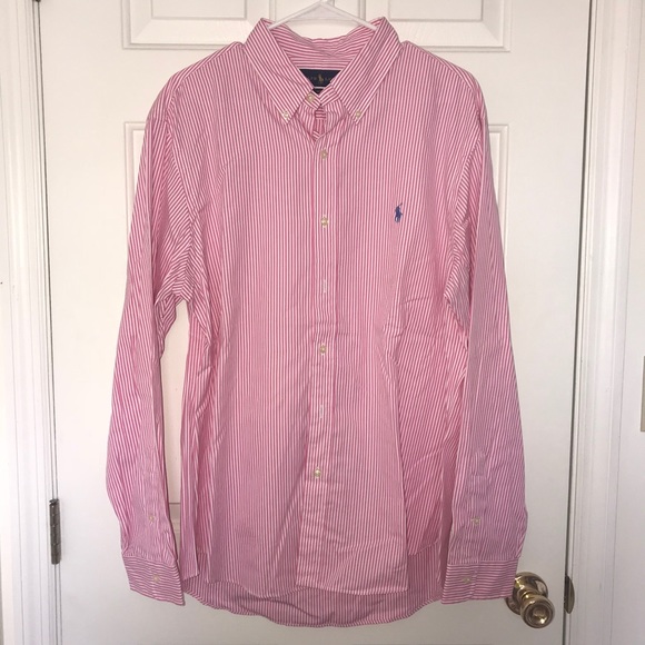 Polo Ralph Lauren Other - Pink Stripped Polo by Ralph Lauren—XL